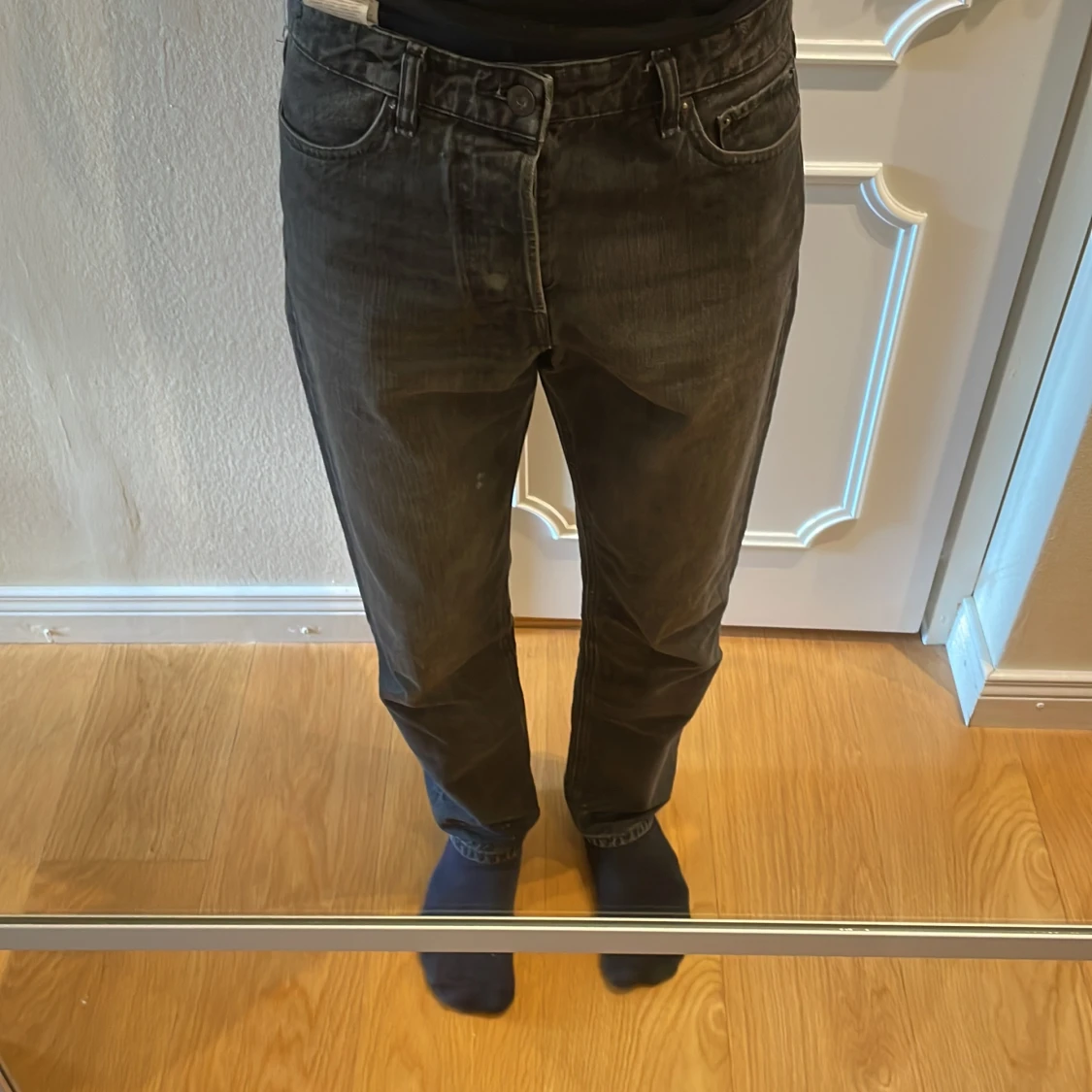Jack and jones jeans svart/gråa w30 l30 - 91