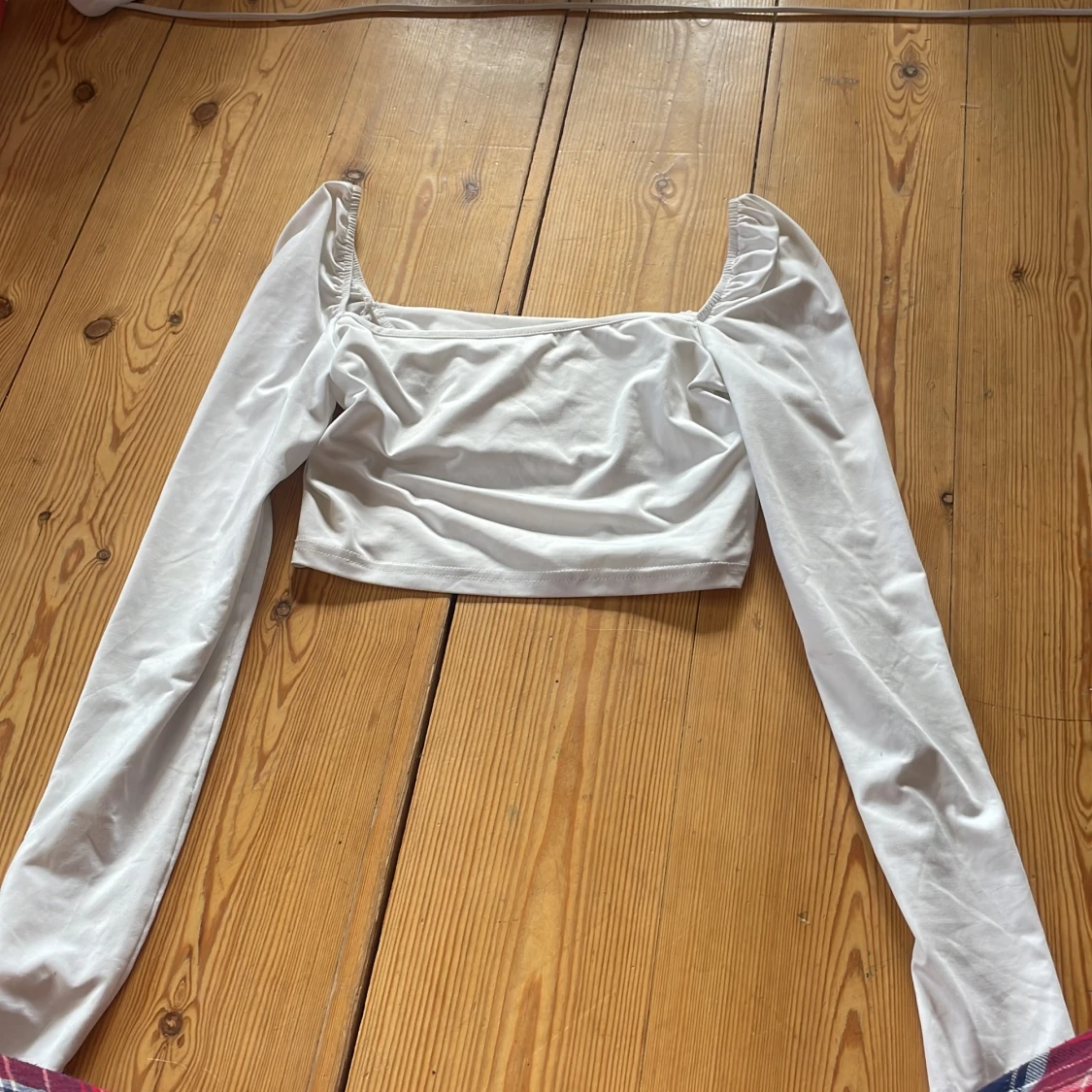 Vit långärmad - 90