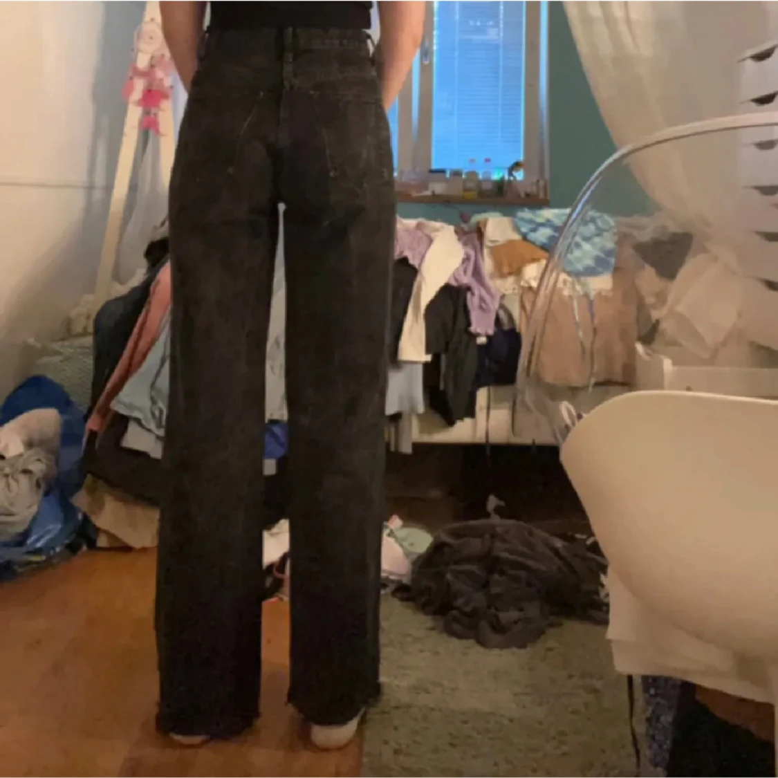 Highwaist straight jeans