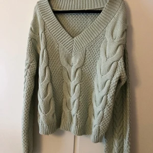 Stickad tröja  - Mint gröna stickad tröja från Na-kd