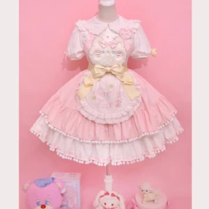 Lolita jsk - Köpt i somras förra året men aldrig använt. Säljer pga att jag köpte för liten storlek. Märket är Alice girl och är köpt ifrån 42Lolita, orginalpriset var ca 900kr. Väldigt bra skick och bra kvalitet 💕Pris kan självklart alltid diskuteras!