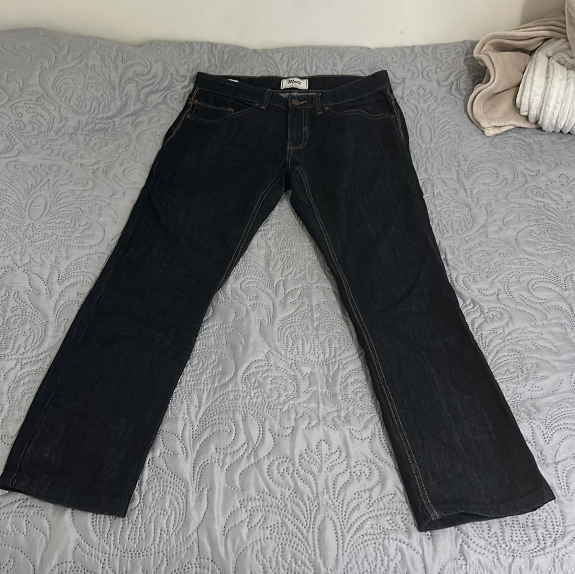 Mexx: Mörkblåa slim fit Jeans 31/31 