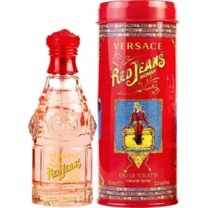 Säljer en parfym från Versace.  Versace red jeans Edt 75 ml. Helt oöppnad. 