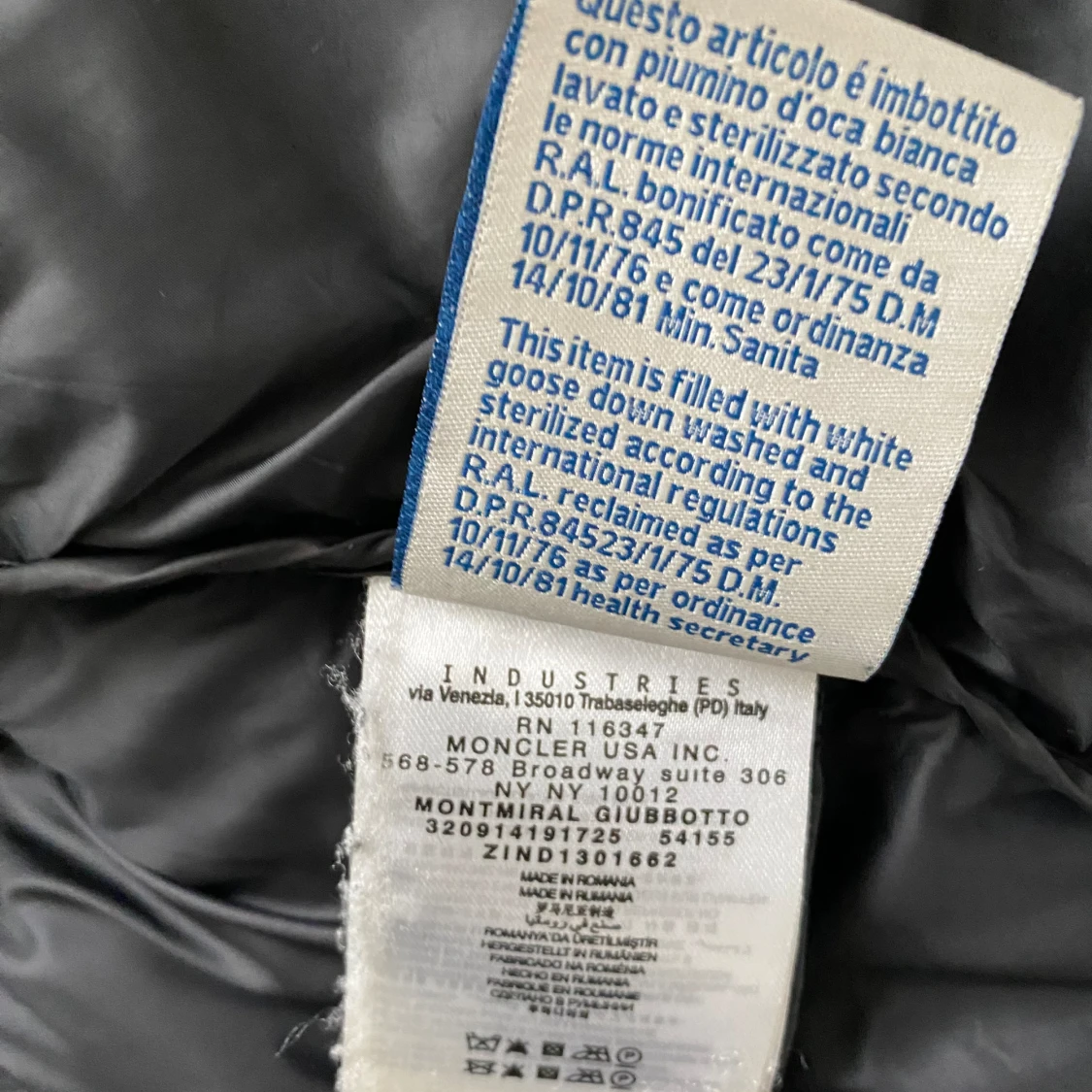 Gammal moncler jacka  - 92