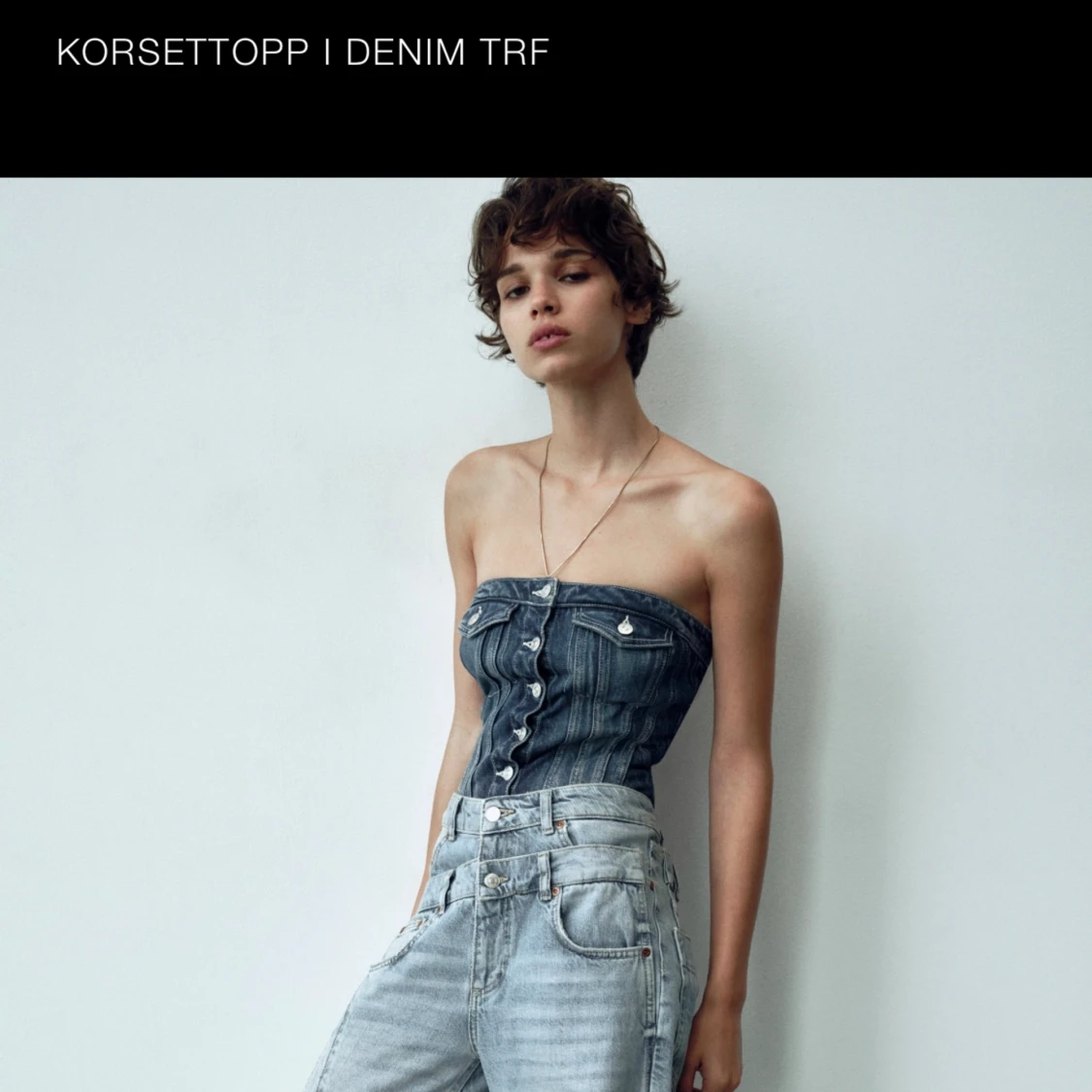 Denim topp  - 90