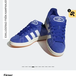 Campus 00s blåa - Jättefina Campus 00 blåa som är i storlek 38, för små för mig så därför säljer jag❤️  De är använda 2 gånger då de inte passar💕