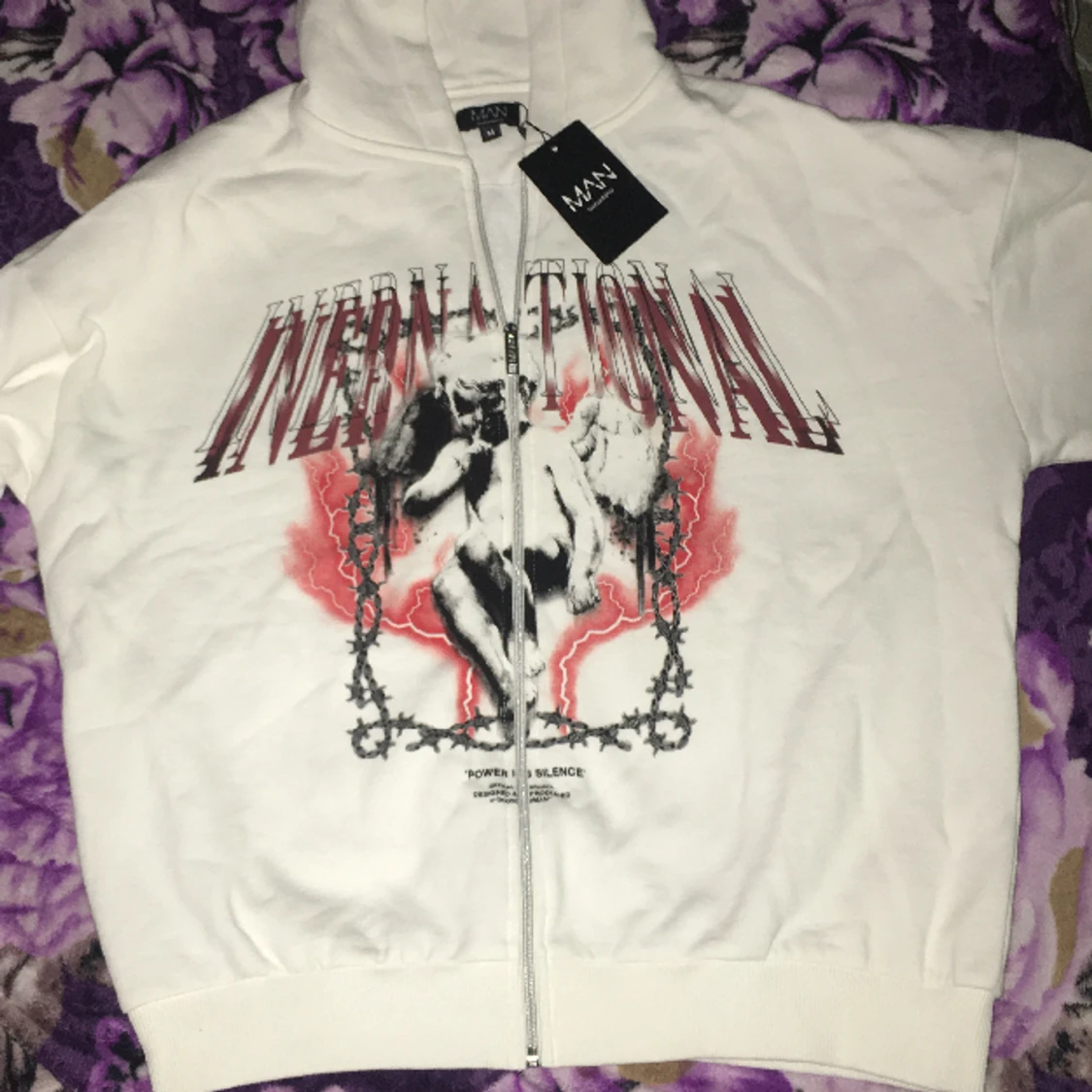 Boohooman zip-hoodie