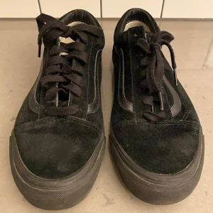 VANS OG Old Skull LX - Leather/Suede Black US 11 Begagnade men i bra skick