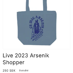 Håkan Hellström tygkasse - Köpt i somras på konserten. Väldigt rymlig  och bra skick. Slutsåld