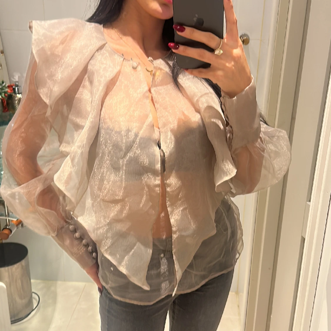 Super snygg mesh blus - 91