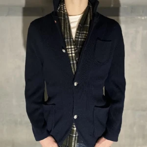 Hansen&jacob stickad kavaj - Inte min bilder men samma vara Mosel är 183ish kavaj/cardigan