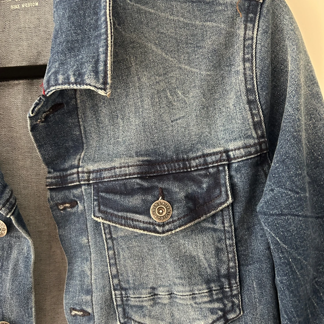 Oanvända Stretch jeansjacka  - 92