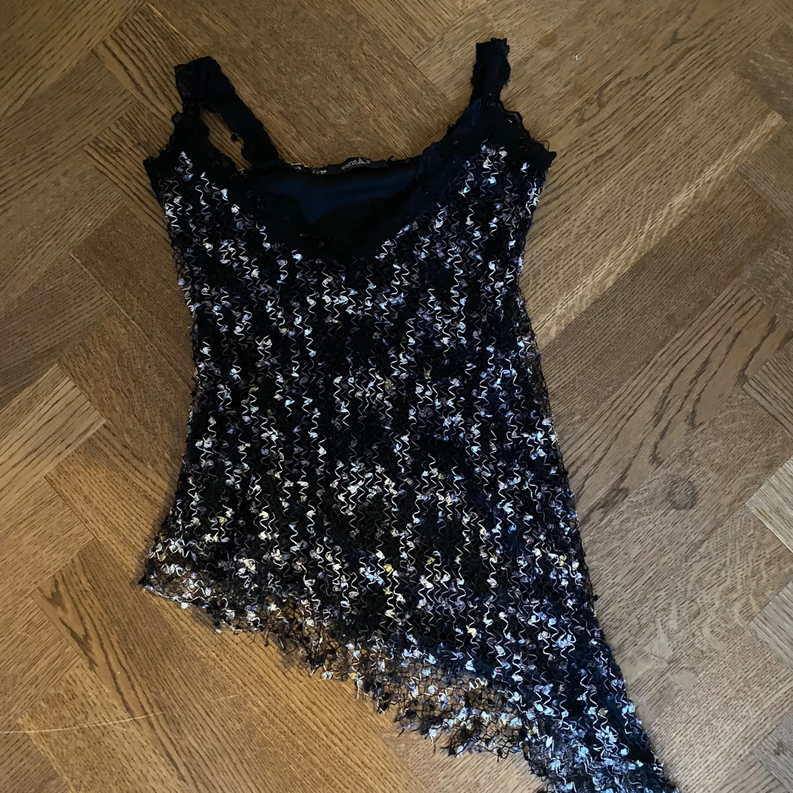 Snedskuret vintage linnet - 91