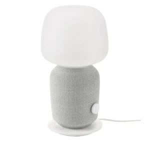 Bordslampa med Wi-Fi högtalare  - Säljer en SONOS högtalar lampa, nypris ca 2000kr. Kopplas med Wi-Fi som fungerar utmärkt. Väldigt enkelt att bara spela upp musik från den närsomhelst. Det finns oxo olika ljus färger som man kan välja mellan genom kontrollen 
