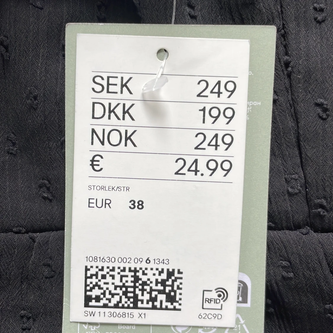 Svart klänning - 92