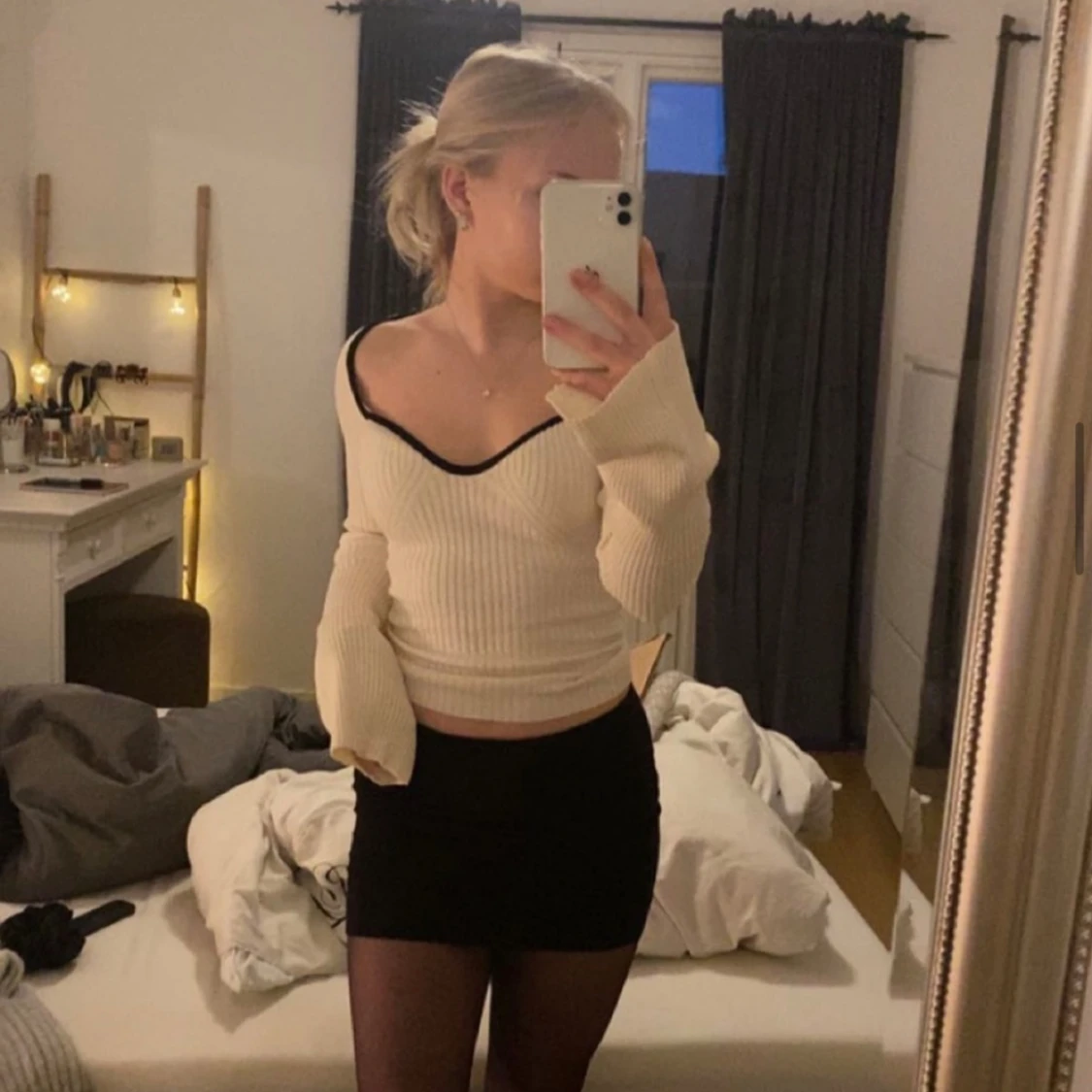 Fin stickad tröja  - 90