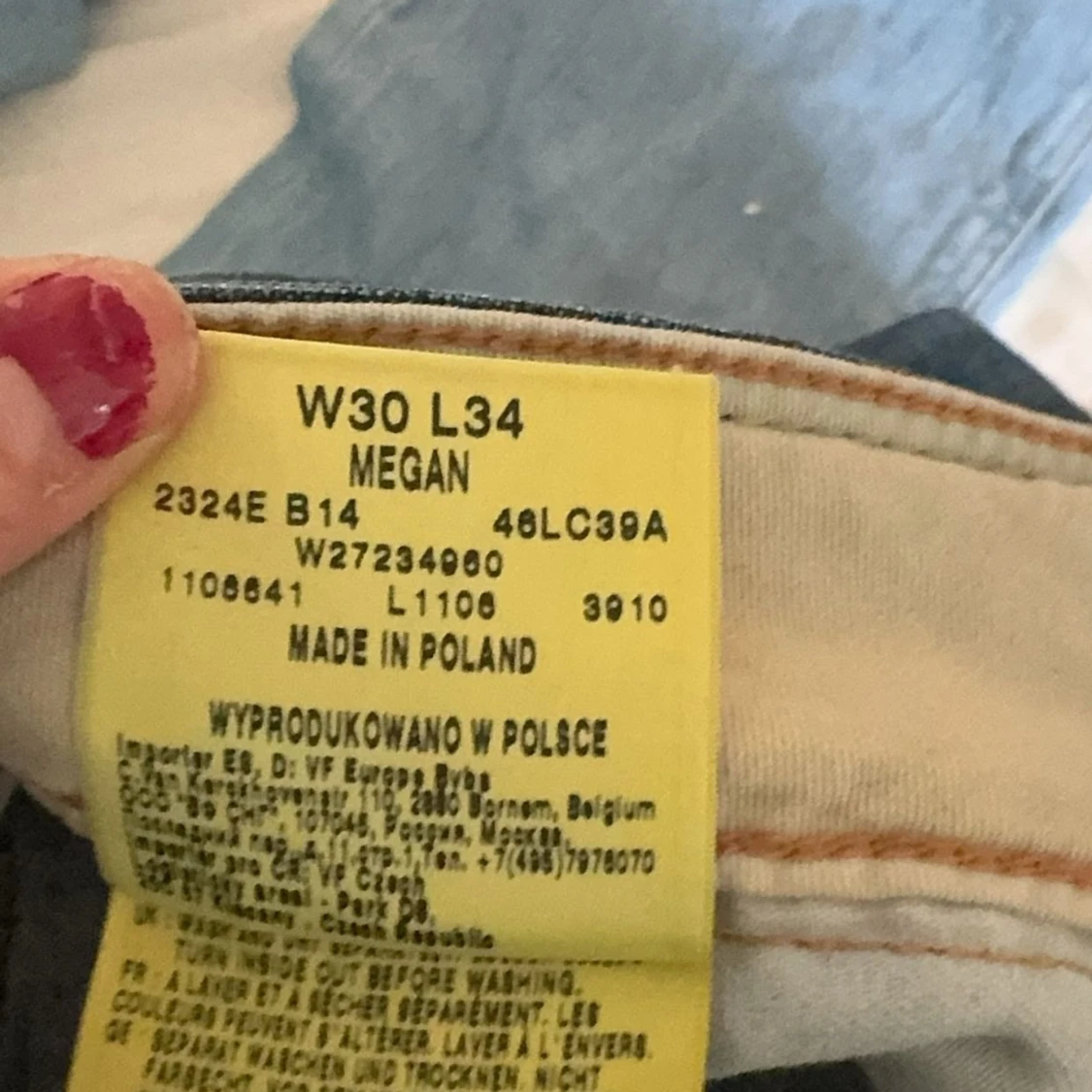 Lågmidjade jeans - 92