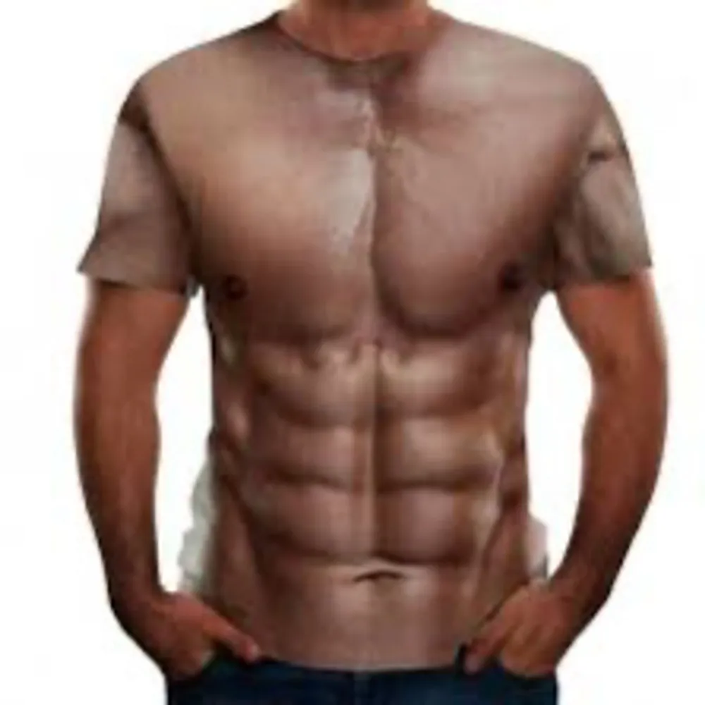 Vill du se het ut med stora attraktiva muskler men är för lat för gymmet? Köp denna tshirt och lura ditt nästa offer . T-shirts.