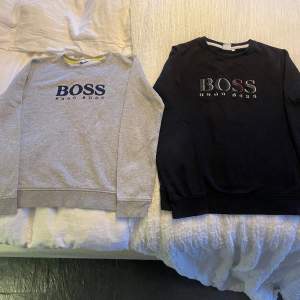 Två hugo boss sweatshirts 