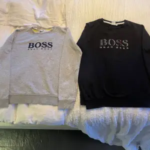 Två hugo boss sweatshirts 