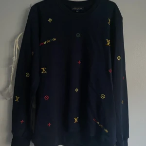 Louis Vuitton tröja - Nyskick. Storlek xxl men lite mindre i storlek. Jag ville ha den lite oversize. Jättefin!  Inte äkta. 