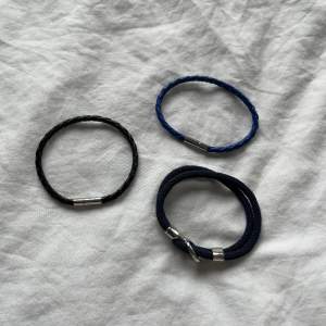 Tja, säljer nu detta 3 pack med stilrena och trendiga armband! || Helt nya! || Pris: 299kr || Skriv vid funderingar!