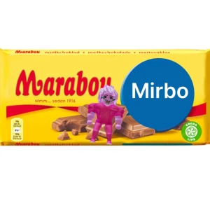 Marabou med smak av mirbo - En delikat, utsökt fantastiskt god marabou med smak av mirbo