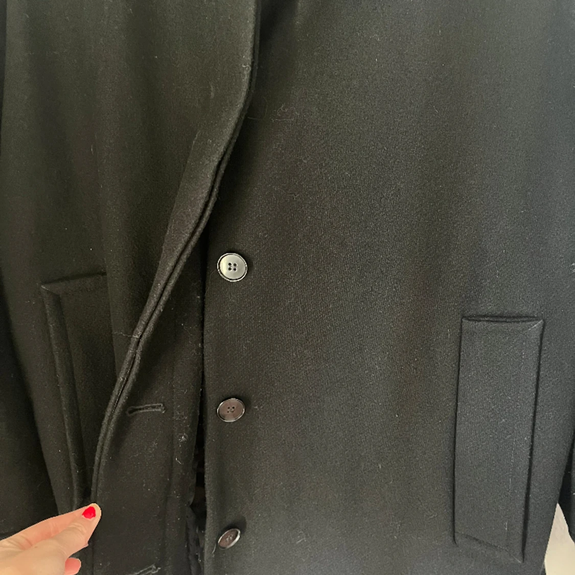 Oversized kort kappa - 90