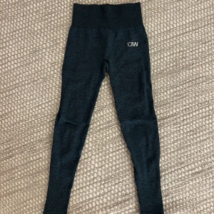 ICIW tights - Säljer dessa blå/gröna träningstightsen från I Can I Will. Som nya, knappt använda. Höga i midjan, har andingsfunktion i form av små små hål, se närbild. Säljer då de är lite för små på mig. Storlek XS Kan skickas om köpare betalar frakt 250kr
