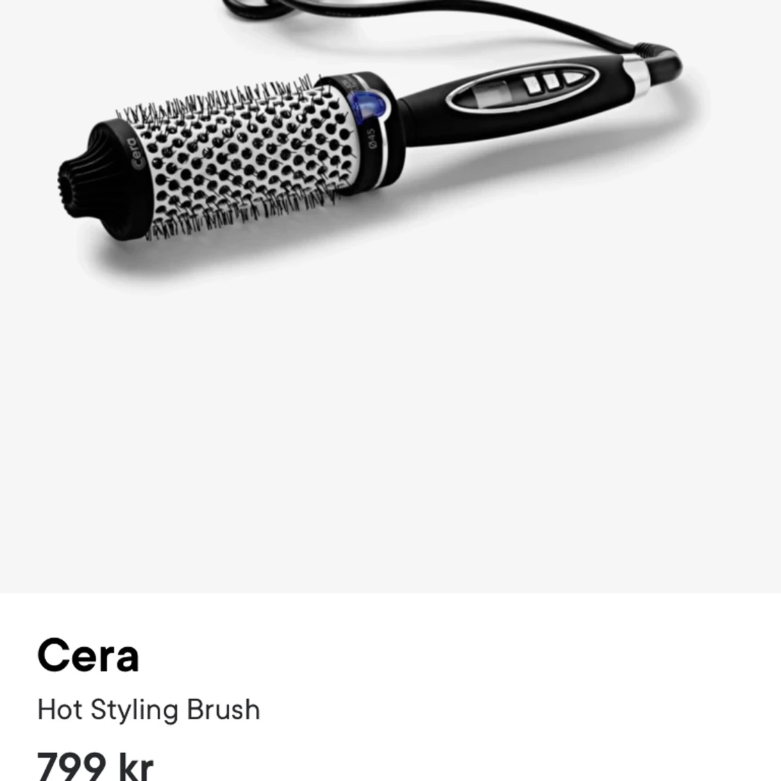 Cera värmeborste, ny, testad