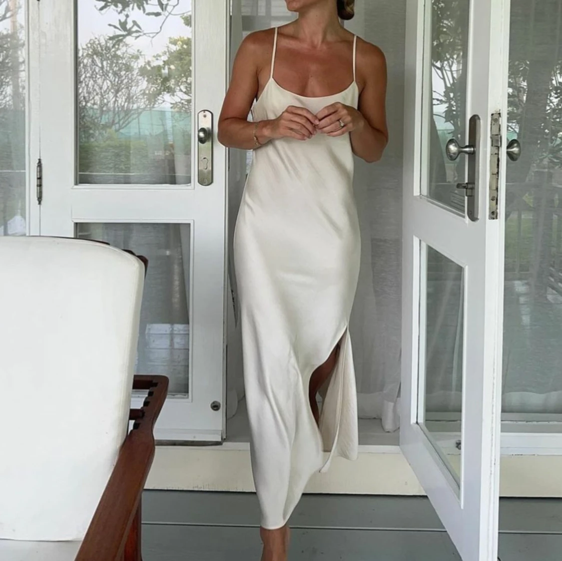 Kappahl satik klänning 