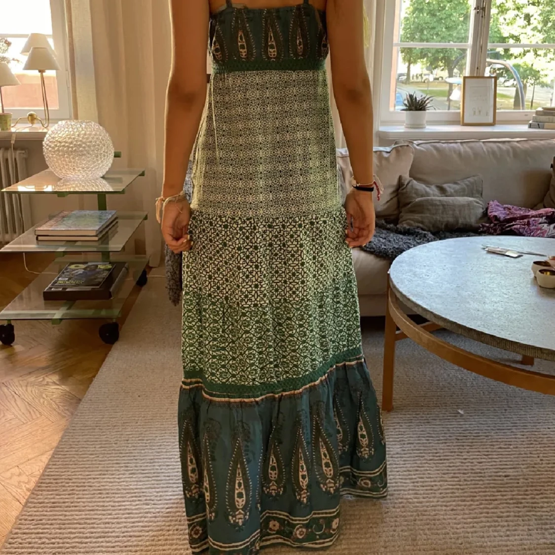 Grön klänning - 91