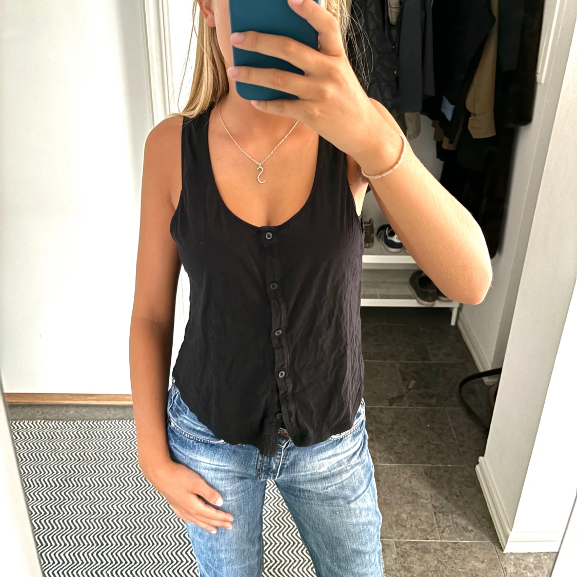 Topp med knappar - 90