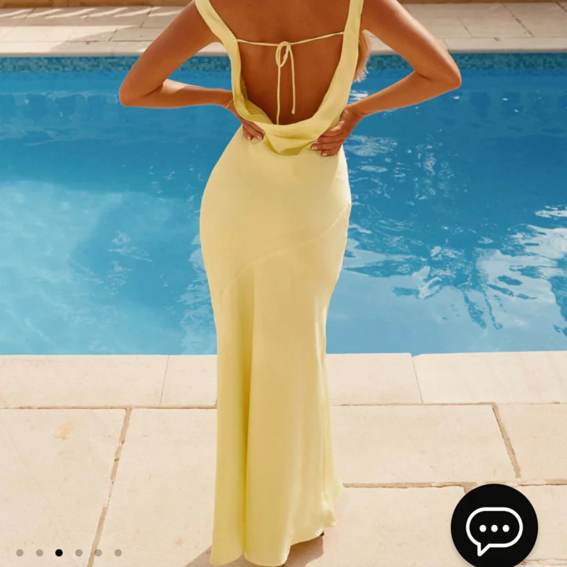 Gul balklänning  - 90