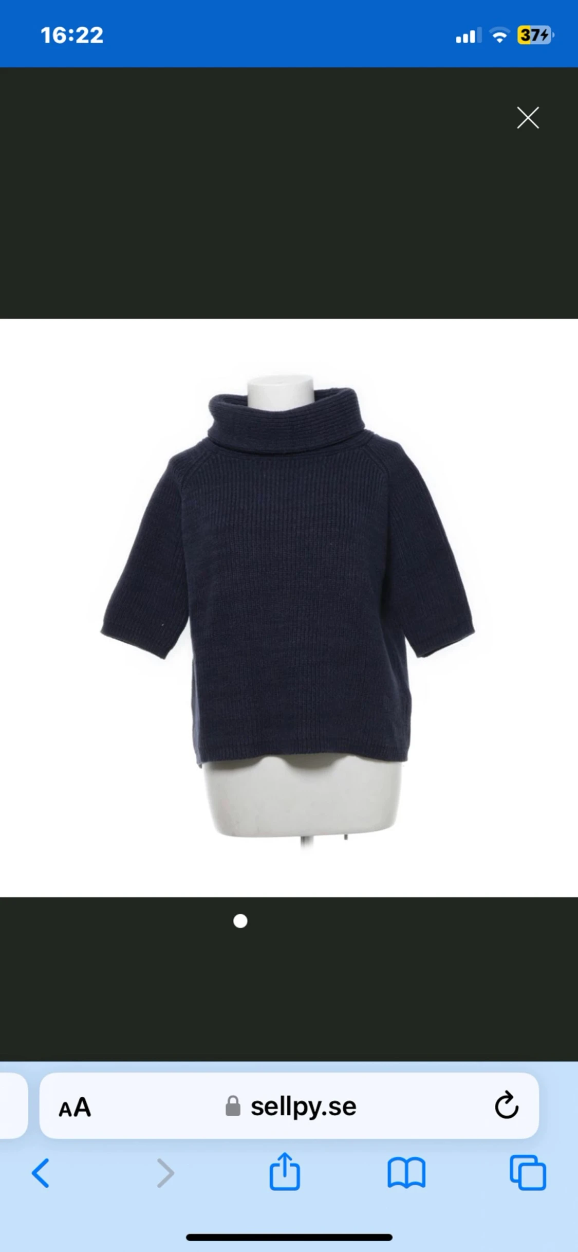 Trekvartsärmad polo från Edblad