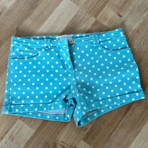 Mini short - Mini spotted blue short