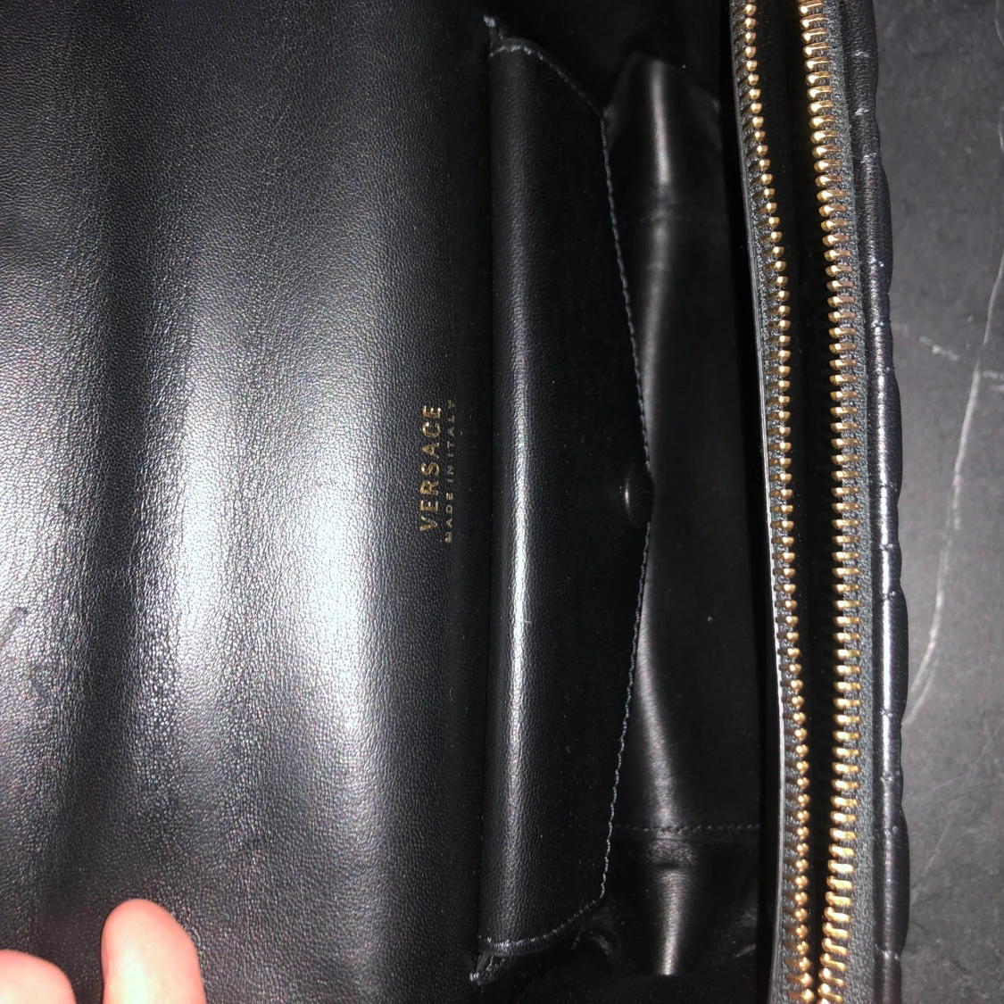 Versace virtus sholuder Bag Quilted leather  - 92