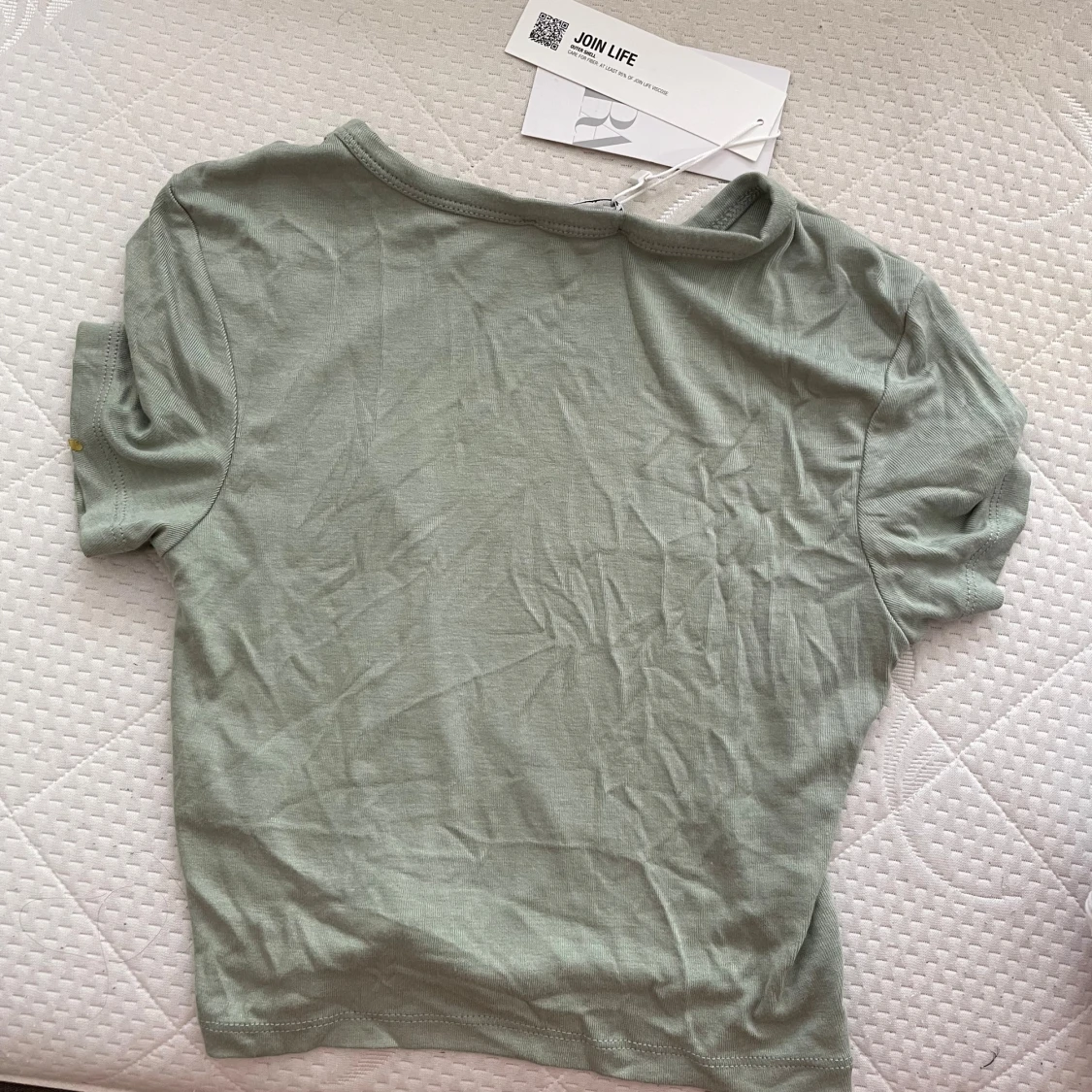 Zara crop top grön  - 90