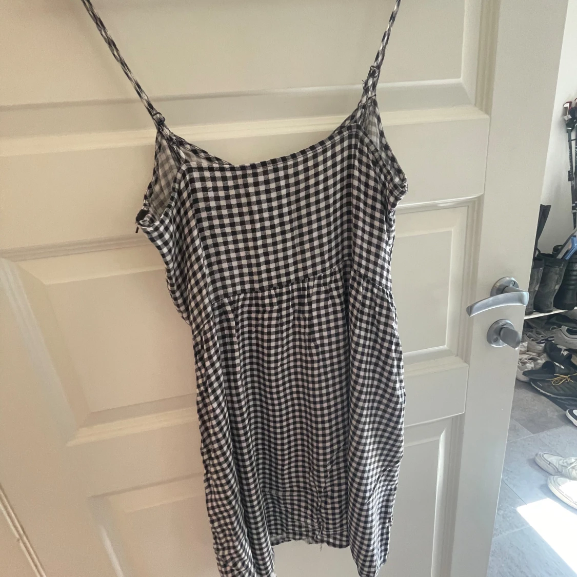 Rutig klänning - 90