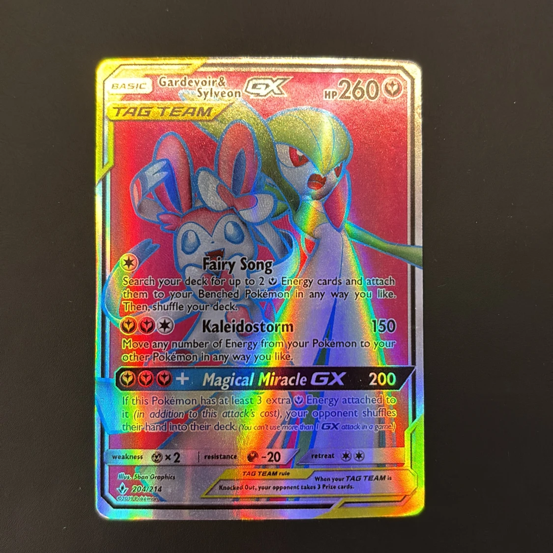 Gardevoir & sylveon Pokémon card