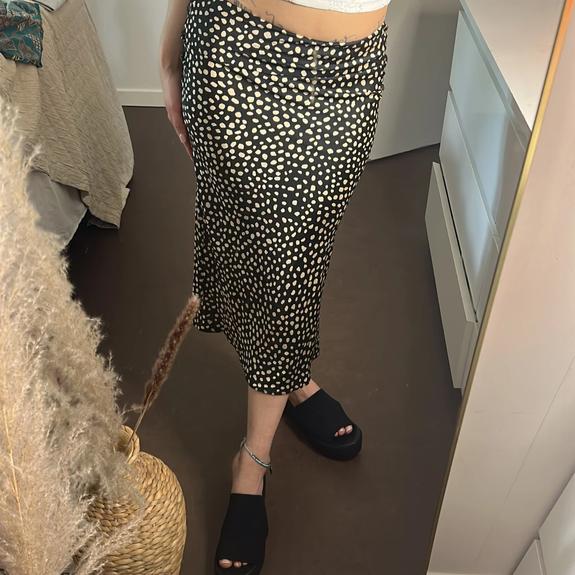 Prickig Silk kjol  - 90