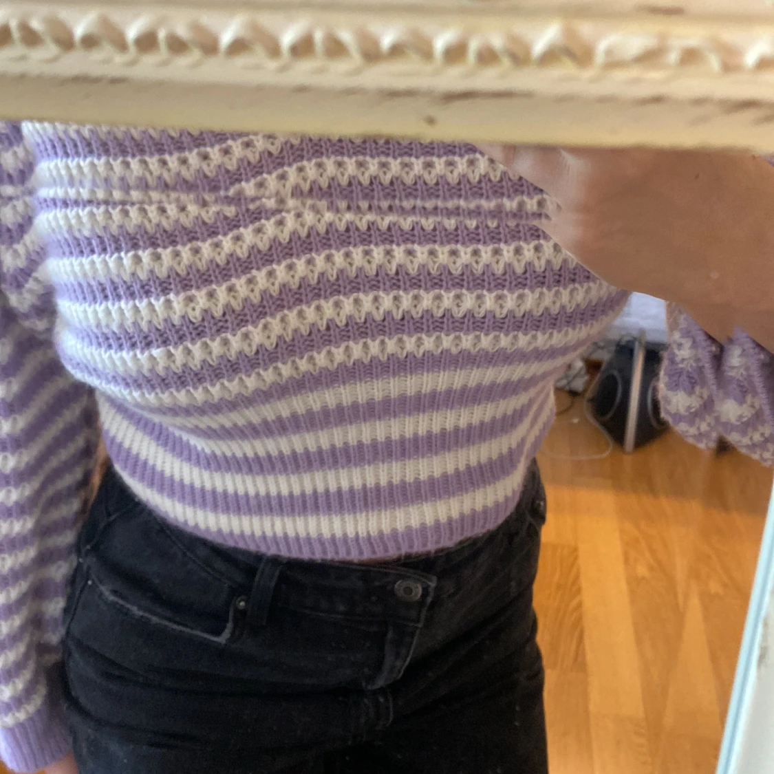 Virkad tjocktröja  - 90