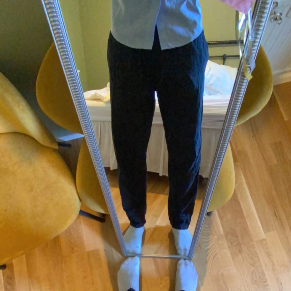 Svarta Linnebyxor  - 91
