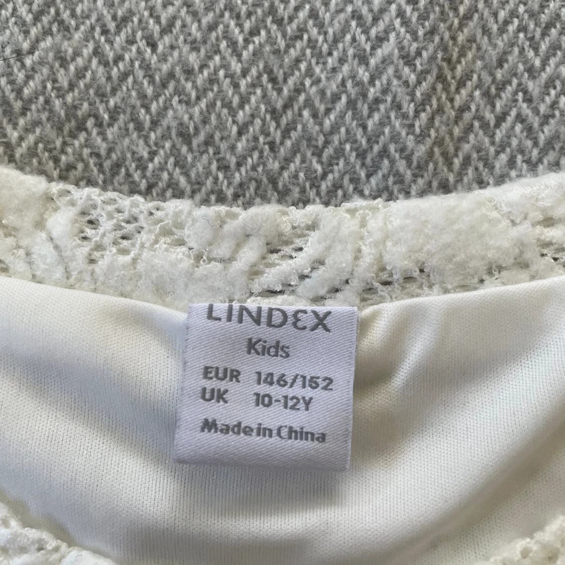 Lindex vit Långarmad spetströja - 91