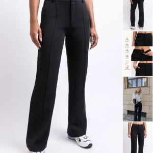 Kostymbyxor från madlady  - Mid waist kostymbyxor från madlady. Dem är endast testade. Säljer då de inte passade mig😃Byxorna är i tall. Skicka för egna bilder❣️