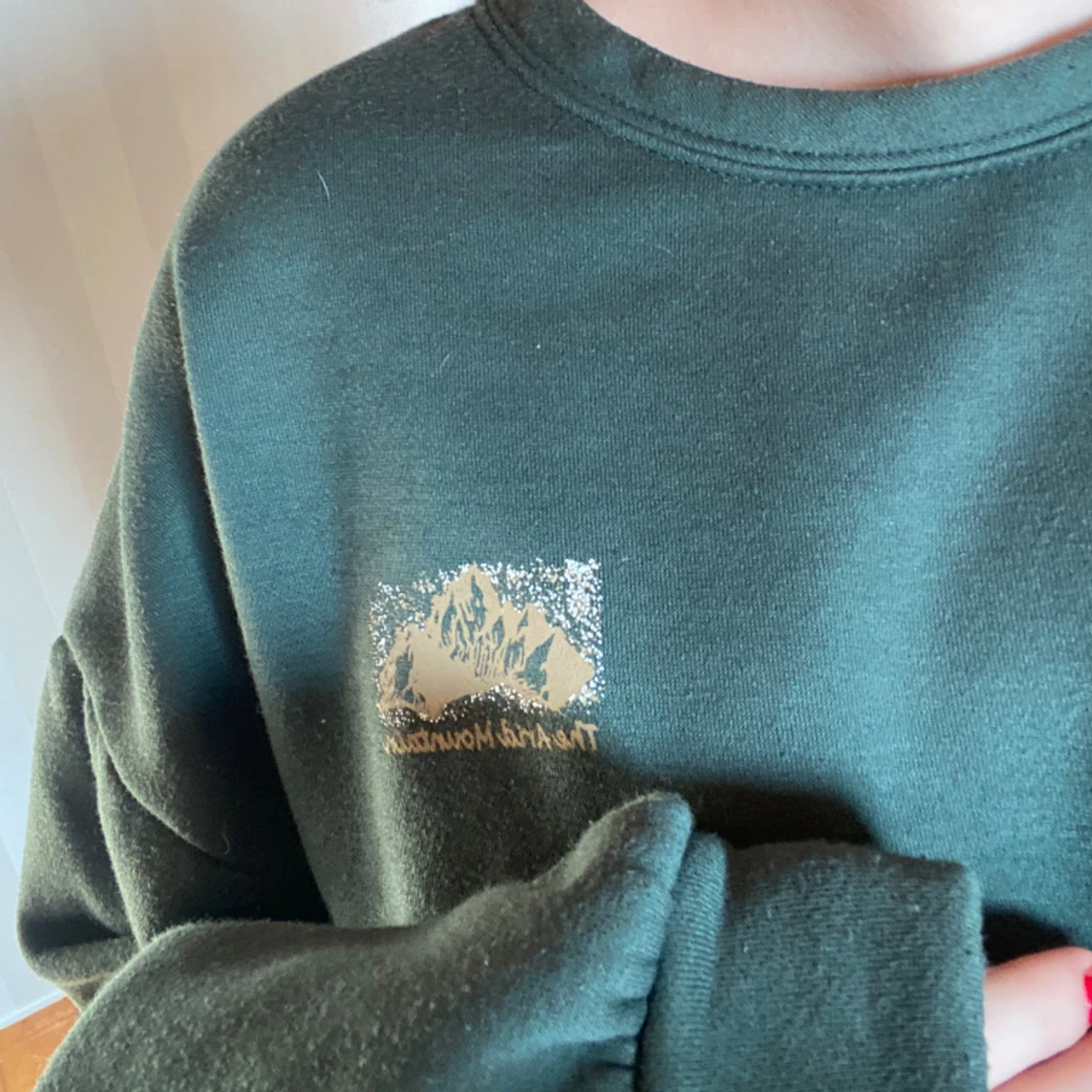 Grön sweatshirt  - 91