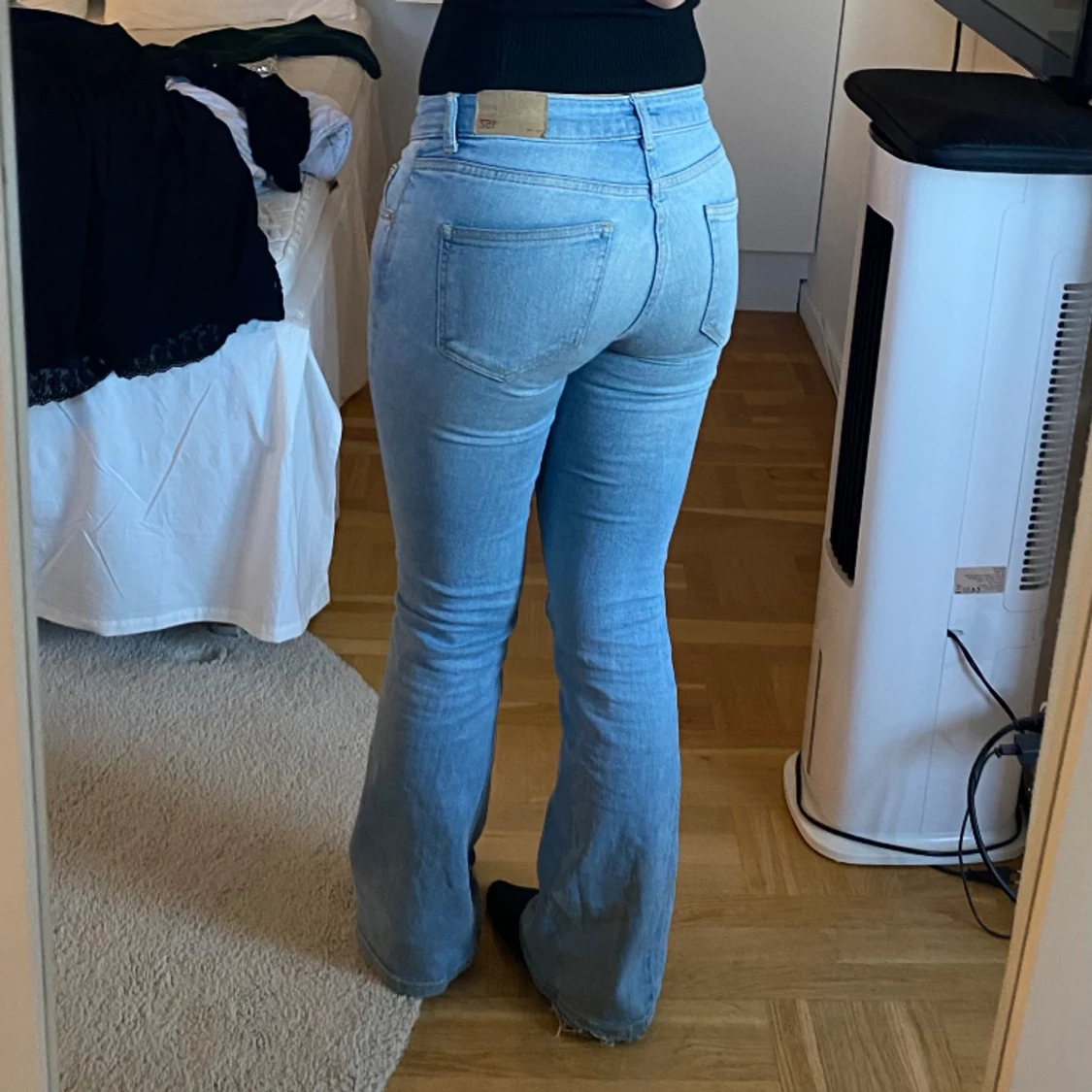 Lågmidjade bootcut jeans - 90