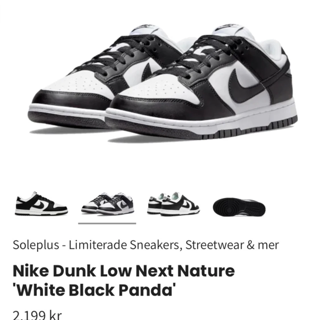 Nike dunk panda next nature - 90