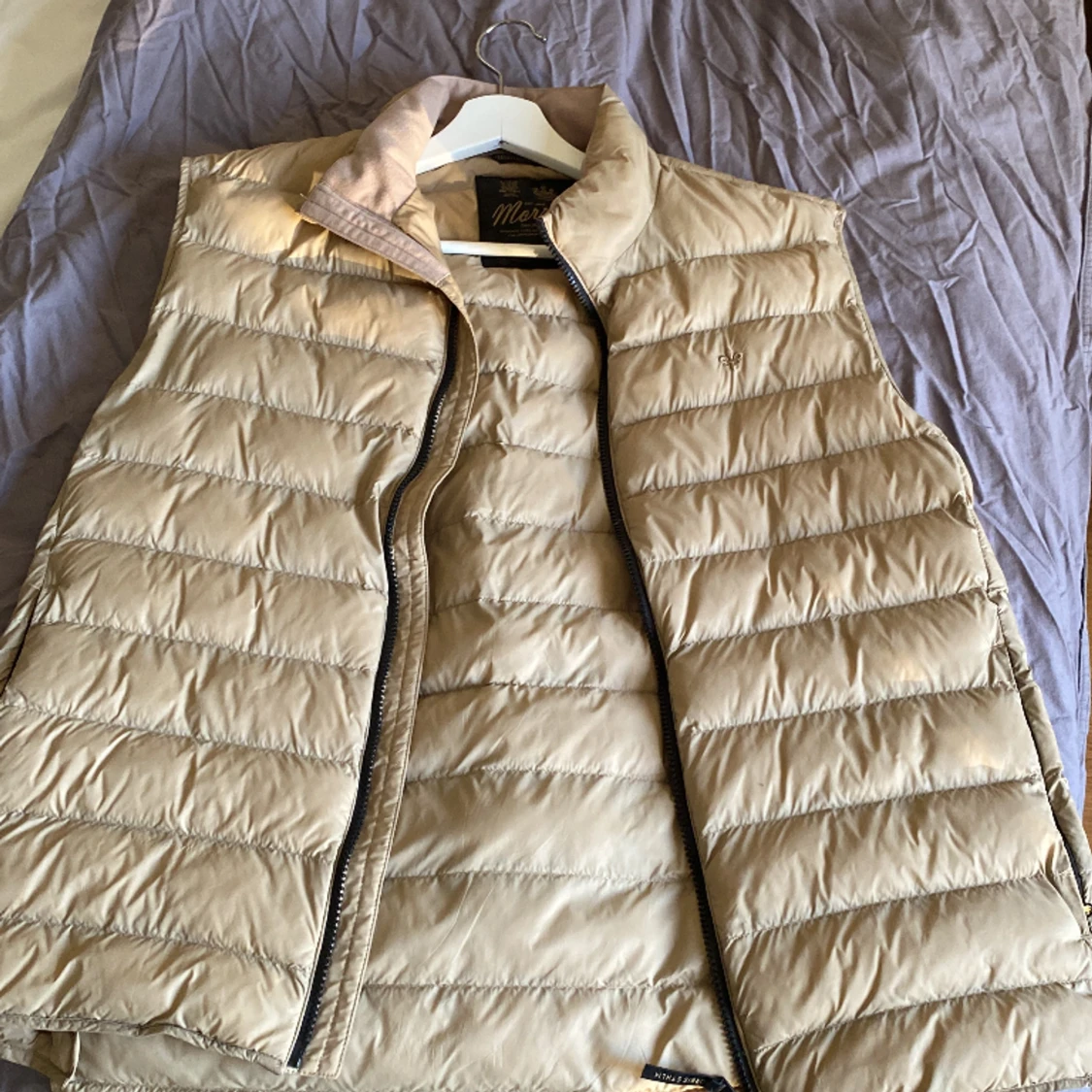 Morris väst beige  - 90