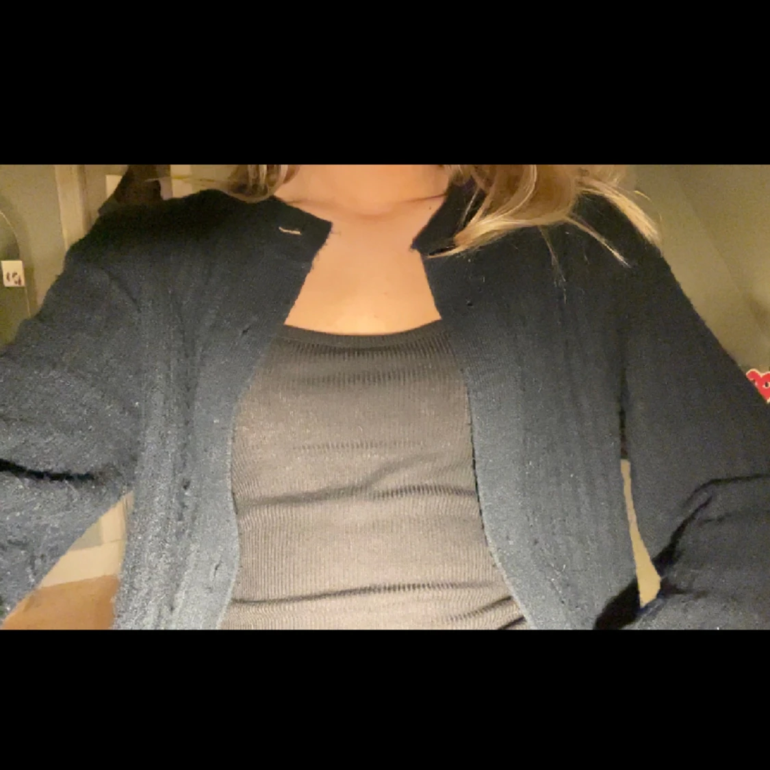 Mörkblå kofta - 91